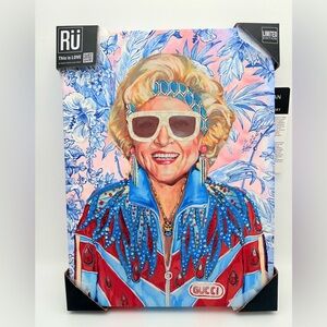canvas print of Betty White from The Golden Girl by artist Heather Perry